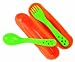 Sassy Travel Case with Fork and Spoon Colors May Vary