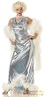 Adult Silver Actress Costume (Size:Medium 8-10)