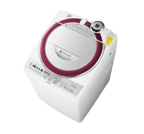 シャープ 8.0kg 洗濯乾燥機（レッド系）プラズマクラスター洗濯機 ES-TG830-R