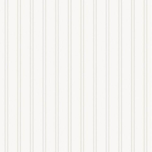 New Paintable Prepasted Beadboard Stripes Texture Wallpaper PVC Pasted by Graham and Brown