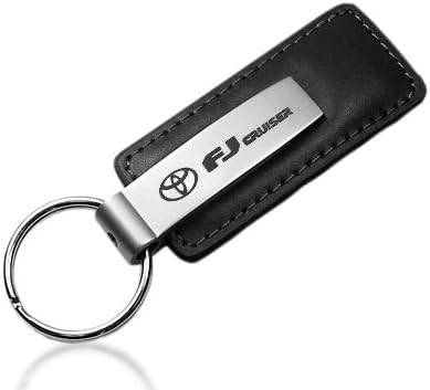 FJ Cruiser Black Leather Key Chain For Toyota