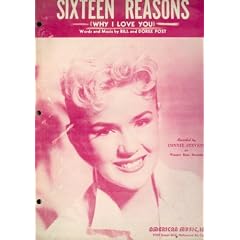Sixteen Reasons Why I Love You (Cover Photo: Connie Stevens)