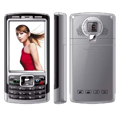Childrens Toyshop  Third Party New : TeckNet M1008 3.0" Touch Screen Dual Sim Card Mobile Phone With TV, Camera, Dual Bluetooth and MP3 / MP4 Player - Black