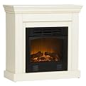 Walter Petite Electric Fireplace - Antique White