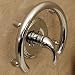 HealthCraft Products ACR-CRP Accent Ring Support Rail & Hand Towel Holder- Bright Polished Chrome