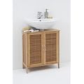 Badezimmerm�bel Waschbeckenunterschrank Bambus Bali