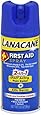 Lanacane First Aid Spray, Antiseptic & Pain Relief Spray for Cuts and Sunburns, 3.5 Ounce