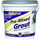 Custom PMG1651 1-Gallon Simple Premium Grout, Delorean Gray
