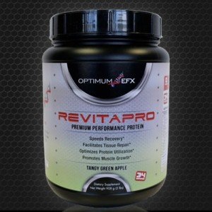 REVITAPRO - Premium Performance Protein - 100% WHEY ISOLATE, Naturally Sweetened, NO Artificial Colors or Sweeteners (Tangy Green Apple)