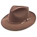 Stetson Stratoliner Fur Felt Fedora - Walnut - 7 1/8