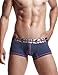 SEOBEAN Mens Low-Rise Sexy Trunk Boxer Brief Underwear