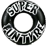 NEW XL INFLATABLE RING BLACK TYRE SWIMMING POOL TOY [Toy]