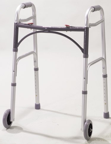 Drive Deluxe Folding Walker with 5 Wheels