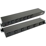 CyberPower CPS1220RM 20-Amp 12-Outlet Rackmount Power Distribution Unit (NEMA 5-15R, 1U)
