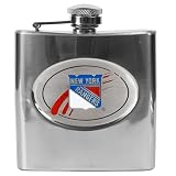 New York Rangers Flask - 6 oz Stainless Steel Hip Flask