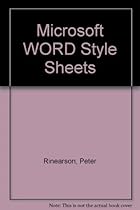 Microsoft Word Style Sheets
