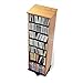 Prepac Oak Swivel Media (DVD,CD,Games) Storage Tower