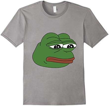 Pepe Frog Meme T-Shirt - Male Medium - Slate