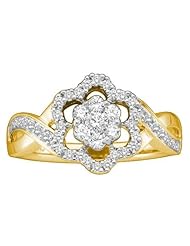 0.50CTW DIAMOND LADIES FLOWER BAND