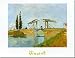 Draw Bridge by Vincent Van Gogh Fine Art Print / Poster 12.00 x 9.50 in.