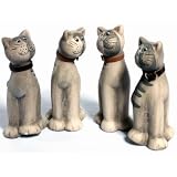 Ceramic Cat with Collar Medium