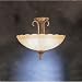 KICHLER MOONFLOWER 3-LIGHT SEMI-FLUSH