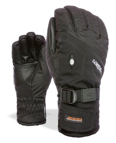 Level Men's Alpine Glove - Black/Grey, 9 cm