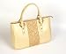 Womans Summer leather bag beige, Anthoni Crown
