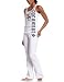 Rocawear Women's Tank & Pant Pj Set,White,Medium