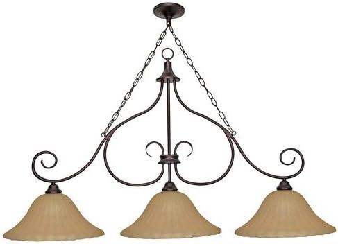 Nuvo Lighting 60/2402 Three Light Down Lighting Island / Billiard Fixture from t, Copper Bronze
