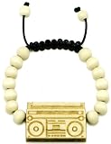 Boom Box New Good Wood Goodwood Maple 10mm Bead Natural Wood Pendant Replica Bracelet Piece
