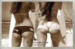 Sch�ne Frauen Poster und Holz-Rahmen...