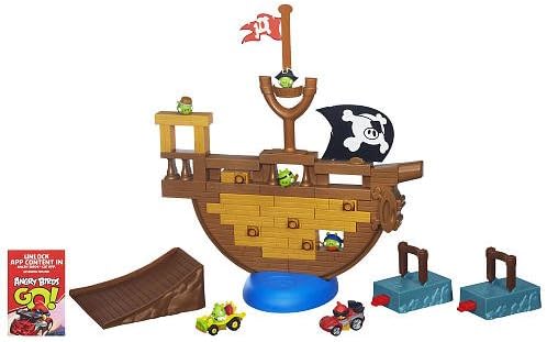 Angry Birds Go! Jenga Pirate Pig Attack Game