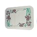 Dinex DX5081A202733NS Paper Iris Garden Non-Skid Tray Cover with Scalloped Edge/Round Corner, 18-1/2" Length x 10-7/16" Width, Size A (Case of 1000)