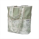 Hoohobbers Personalized Diaper Bag Tote Personalized Diaper Bag Tote in Etoile Green