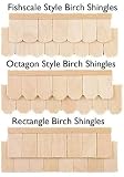 Dollhouse Fishscale Birch Shingles/Siding