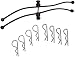 Du-Bro 2245 Black Body Klip Retainer (2-Pack)
