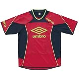 (アンブロ)UMBRO S/S プラクティスシャツ UBS7227 MRED Mレッド S