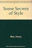 Some secrets of style