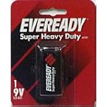 Eveready Heavy Duty 1222BP 9-Volt Battery