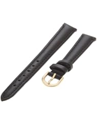 Timex Womens Q7B883 Padded Calfskin 12mm Black Replacement