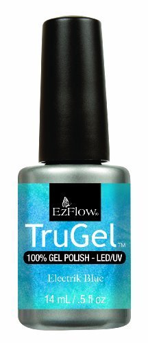 EzFlow TruGel Gel Polish - Launch 4 - Electrik Blue - 0.5oz / 15ml by EZ Flow