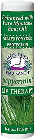 Lip Balm Lip Therapy 100% Natural Lip Balm Naturally flavored (Peppermint)