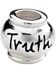 Sterling Silver Kera "Truth" Expression Bead Fits Pandora