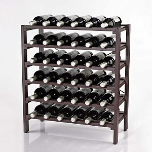 36 Bottle Wine Rack (Mahogany by