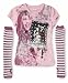 Apparel : Hannah Montana Girls Tee W/ Sequined Arm Warmers