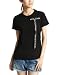 (ダブルスタンダードクロージング)DOUBLE STANDARD CLOTHING リボン付きクルーネックコットンTシャツ 2800022 D ブラック FREE