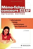 M�mo-fiches concours AS/AP : Epreuves �crites