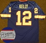 Jim Kelly Signed Bills Blue Jersey