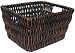 Medium Wicker Basket - Mocha